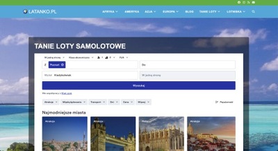 Latanko.pl - Gotowy serwis blog turystyczny