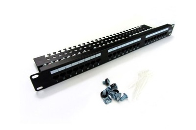 Digitus Patch panel 19'' 24 porty, kat.5e, U/UTP,