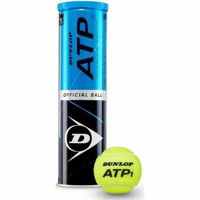 Piłki do Tenisa Dunlop ATP Official Żółty Wielo