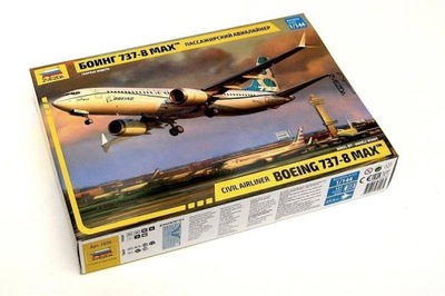 Zvezda 7026 Boeing 737-8 MAX Model plastikowy do sklejenia i pomalowania