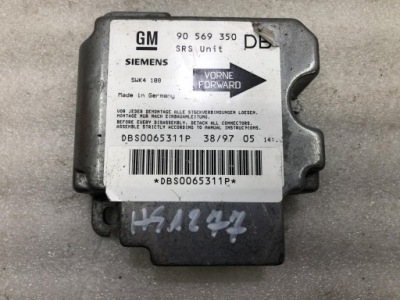 Модуль подушка безпеки opel vectra b 90569350 96-02 фото №1