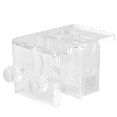 AKRYLOWY ZBIORNIK NA RYBY UCHWYT NA WODĘ RURKA WĘŻA STAŁY KLIPS ZACISK