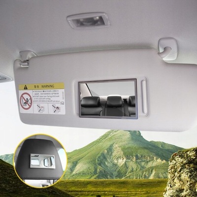 Car Sun Visor Mirror Sun-shading Stainless Steel A фото