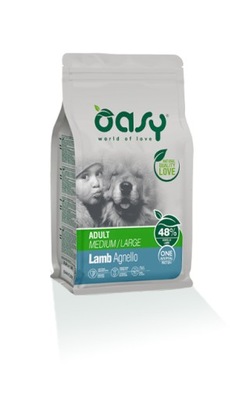 Oasy One Protein Adult Jagnięcina 12kg M/L