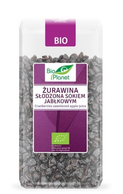 ŻURAWINA SŁODZONA SOKIEM JABŁKOWYM BIO 400 g - BIO