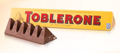 TOBLERONE szwajcarska CZEKOLADA MLECZNA 100g