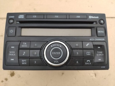 Радио nissan qashqai i 28185jd400 bt j10 фото №1