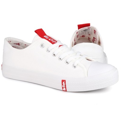 Buty, trampki męskie Lee Cooper White