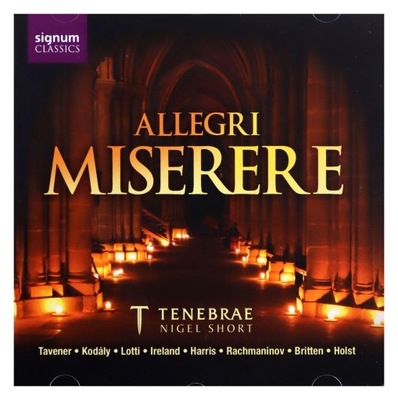 Signum Classics Allegri Miserere