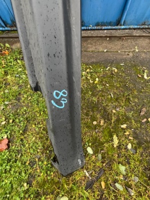 83 bmw mini r55 s молдинг поріг ліва чорний пластик ładna фото №1