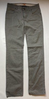 HUGO BOSS ORANGE bawełniane szare Spodnie W 30 L32
