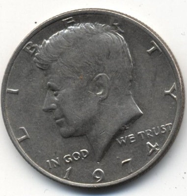 U.S.A. 1/2 dolara 1974