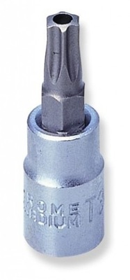 S08H240 Klucz wpustowy TORX z otworkiem i nasadką 1/4" L 37 mm Jonnesway T