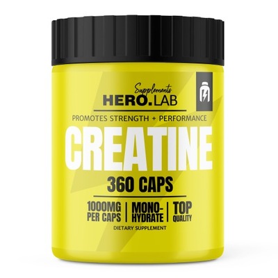 HIRO.LAB Creatine 360 kapsułek monohydrat kreatyna w kapsułkach monohydrate
