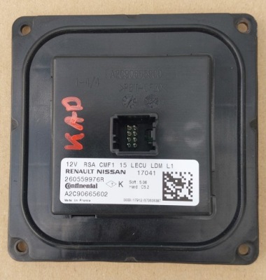 Модуль преобразователь led renault kadjar 260559976r фото №1