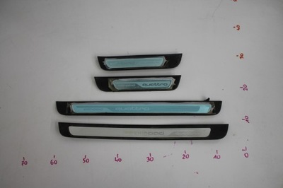 Накладки накладки порогові audi a4 b8 allroad ідеальний стан фото №1