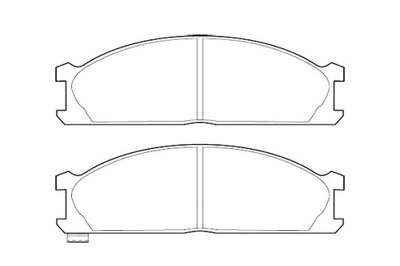 VALEO КОЛОДКИ ГАЛЬМІВНІ NISSAN TERRANO 87-93