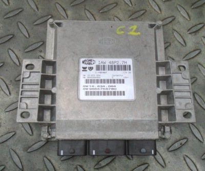 Citroen c2 1.1 8v бортовой компьютер двигателя 9655756780 фото №1