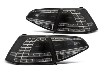 ФОНАРИ DIODOWE VW GOLF 7 VII 13-17 BLACK LED (СВЕТОДИОД ) DTS