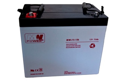 Akumulator MW Power MWL 75-12h 12V 75Ah