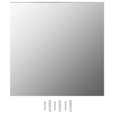 Lustro ścienne, 60 x 60 cm, kwadratowe, szklane