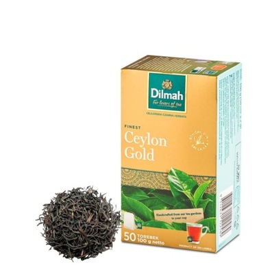 Herbata Dilmah Cejlonska czarna klasyczna Ceylon Gold 50 x 2g