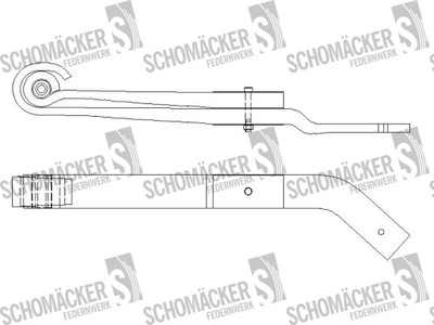 RESORTE RENAULT SCHOMÄCKER 85009500 O.E.5010557264  