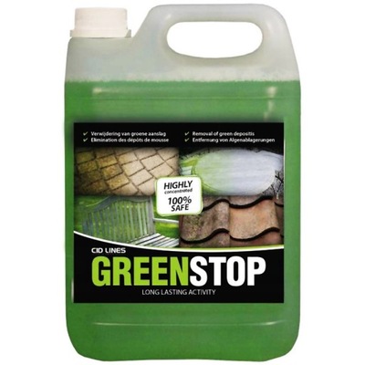 GREENSTOP 5L Usuwa zielone osady z kostki, dachu