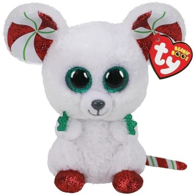 BEANIE BOOS - ŚWIĄTECZNA MYSZ 15CM, TY