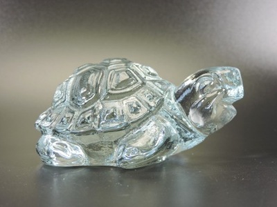 Figurka żółw żółwik kryształ artystyczny design Goebel