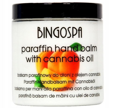 BINGOSPA Balsam parafinowy z morelą 250 g do dłoni