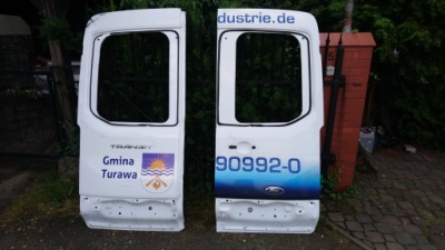 Двері ліва праве задня задні ford transit mk8 viii двері правий задня білий mk8 фото №1