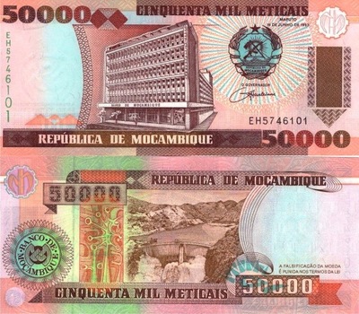 # MOZAMBIK - 50000 METICAIS - 1993 - P138 - UNC