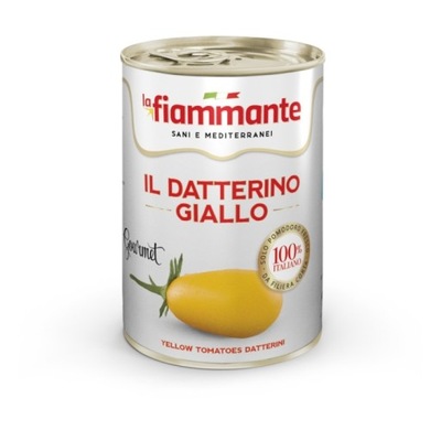 La Fiammante Giallo żółte pomidorki w puszce 400g