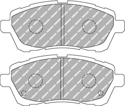 КОЛОДКИ ГАЛЬМІВНІ WYCZYNOWE ПЕРЕД FERODO FCP4426H