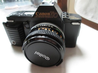 CANON T70 Z OBIEKTYWEM 50/1,8