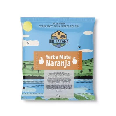 Yerba Mate Rio Parana Naranja 50g Próbka