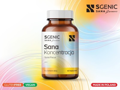 SGENIC Sana Koncentracja Focus 60szt