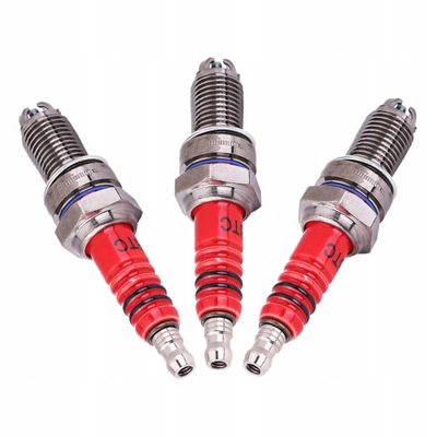 WKV-3PCS D8TC SPARK PLUG 3 ELECTRODE FOR CG