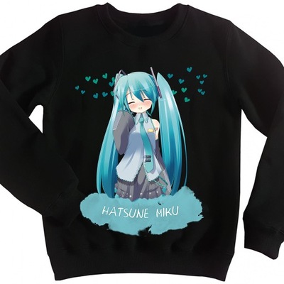 SUPER JAKOŚĆ BLUZA HATSUNE MIKU 152 WZORY