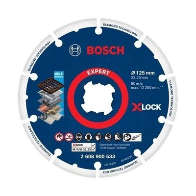 Tarcza Diamond Metal Wheel 125mm X-LOCK BOSCH EXPERT do cięcia metalu