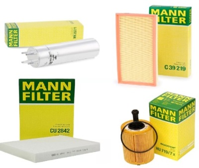 Набор фильтров mann-filter vw touareg фото №1