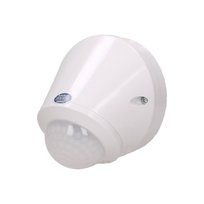 CZUJNIK RUCHU 360/180st, IP65, 800W, BIAŁY