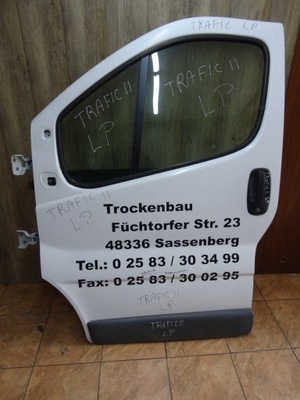 Дверь голый левый перед trafic ii фото №1