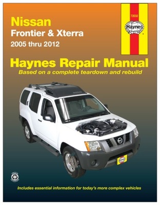 NISSAN FRONTIER XTERRA (2005-2012) MANUAL REPARACIÓN HAYNES 24H  