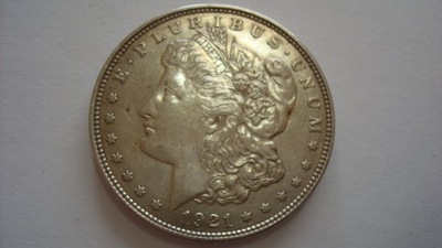 USA 1 Dolar Morgana 1921 Filadelfia stan 2+