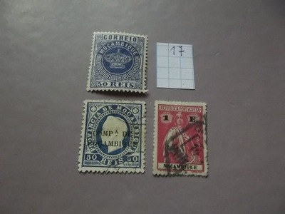 Portugalia kolonie Mozambik - stare znaczki