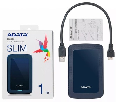 Dysk zewnętrzny USB HDD Adata 1024 GB