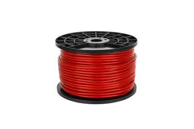 Kabel mikrofonowy stereo 6mm Azusa 100m Czerwony