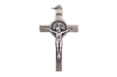 Krzyż św Benedykta 5cm do różańca